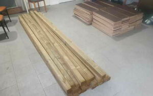 🔨 Livraison du bois pour le jeu d’arc : première étape franchie !