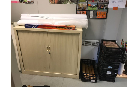 Armoire supplémentaire dans le local arc au terrain